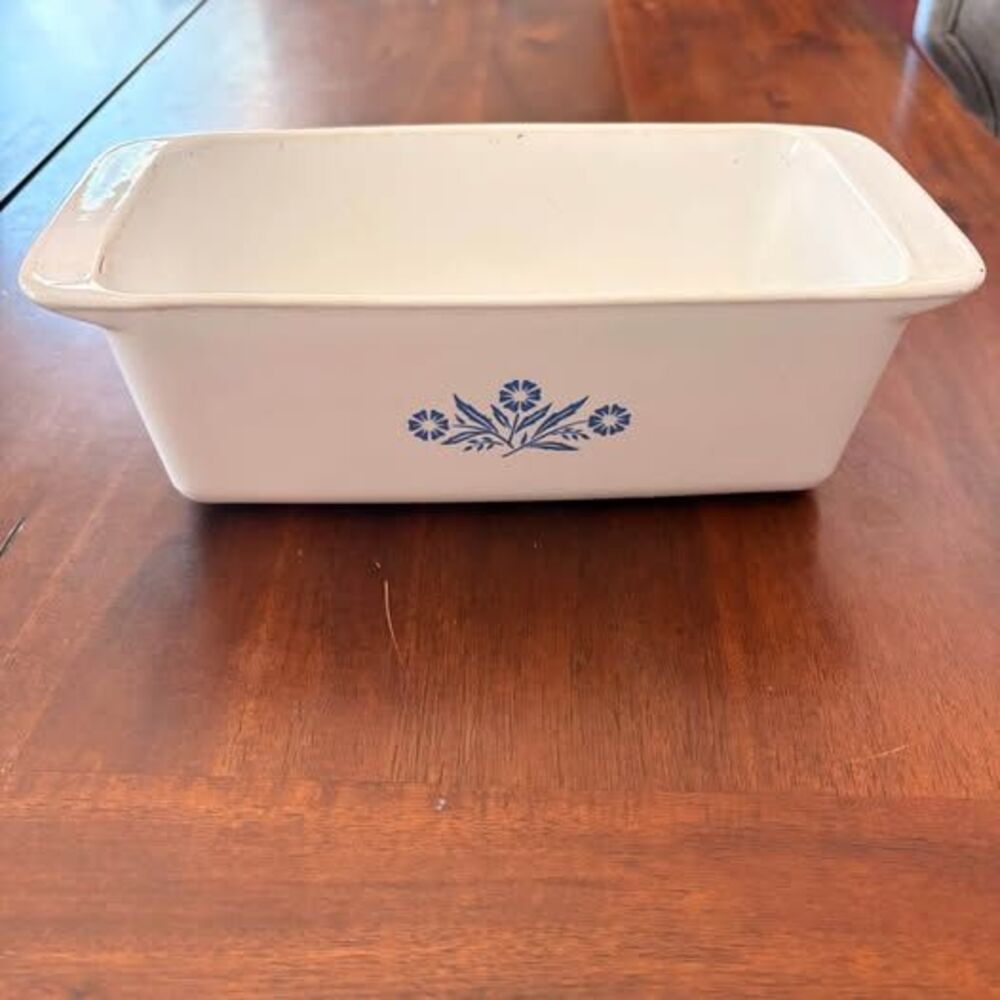 CorningWare Blue Cornflower Loaf Pan P-315